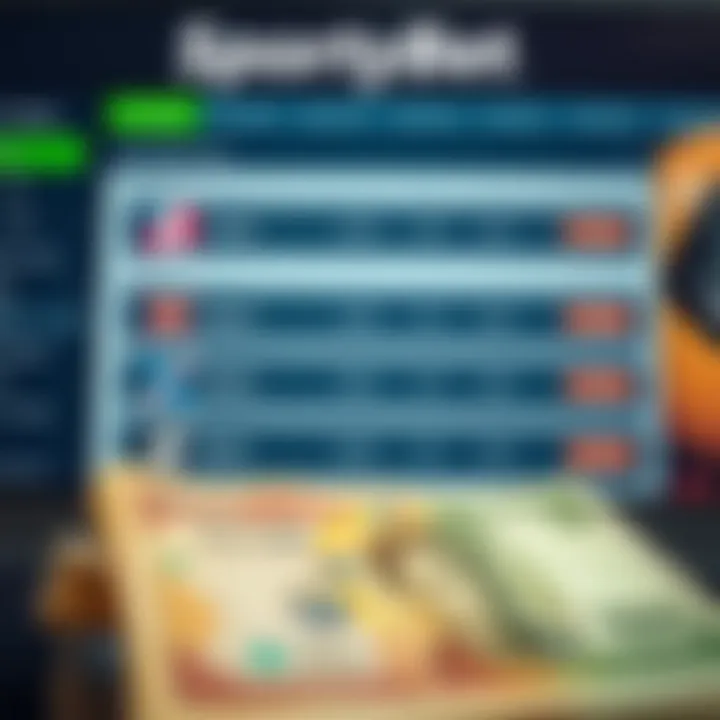 Football betting odds displayed on a smartphone app tailored for Nigerian sports betting enthusiasts