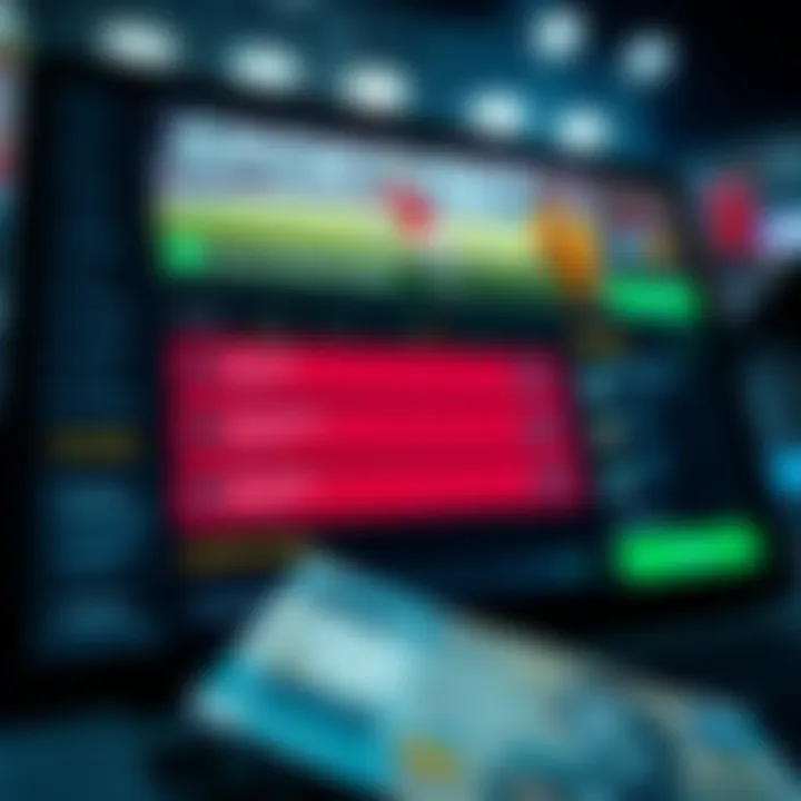 Mobile phone displaying SportyBet betting platform interface