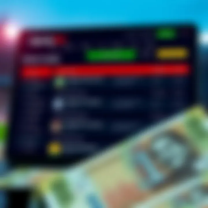 SportyBet mobile app interface displaying betting options and the cashout button