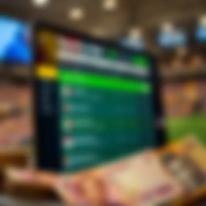 Exploring SportyBet App Features for Nigerian Bettors User interface of SportyBet app showing live betting features and options