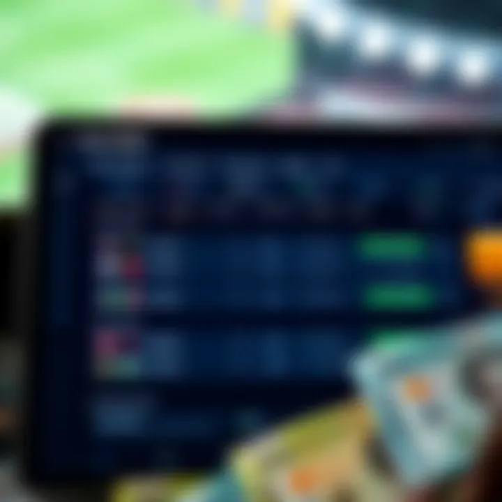 Graphic comparing SportyBet mobile web platform features with mobile app features
