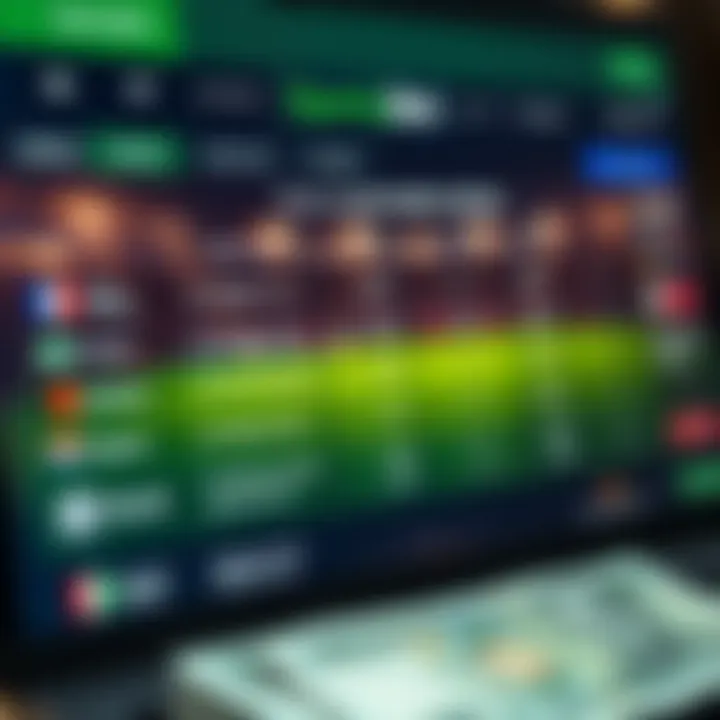 Illustration of a local business owner interacting with a digital device for SportsBet agent registration