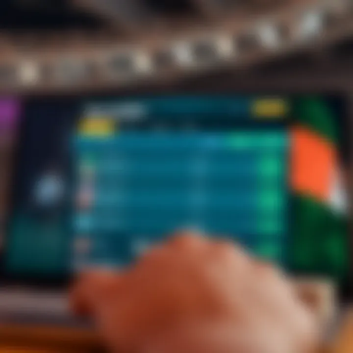 Virtual football match screen showing dynamic gameplay and betting options on SportyBet platform