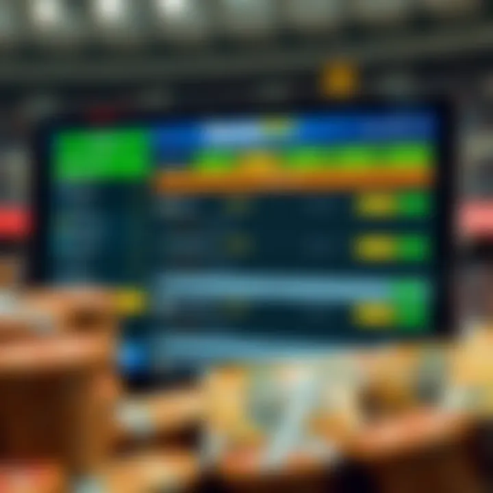 Live football match updates displayed on a digital sports betting platform