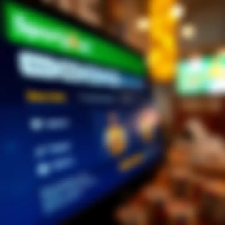Illustration showing a sports betting interface highlighting halftime and fulltime options on SportyBet platform