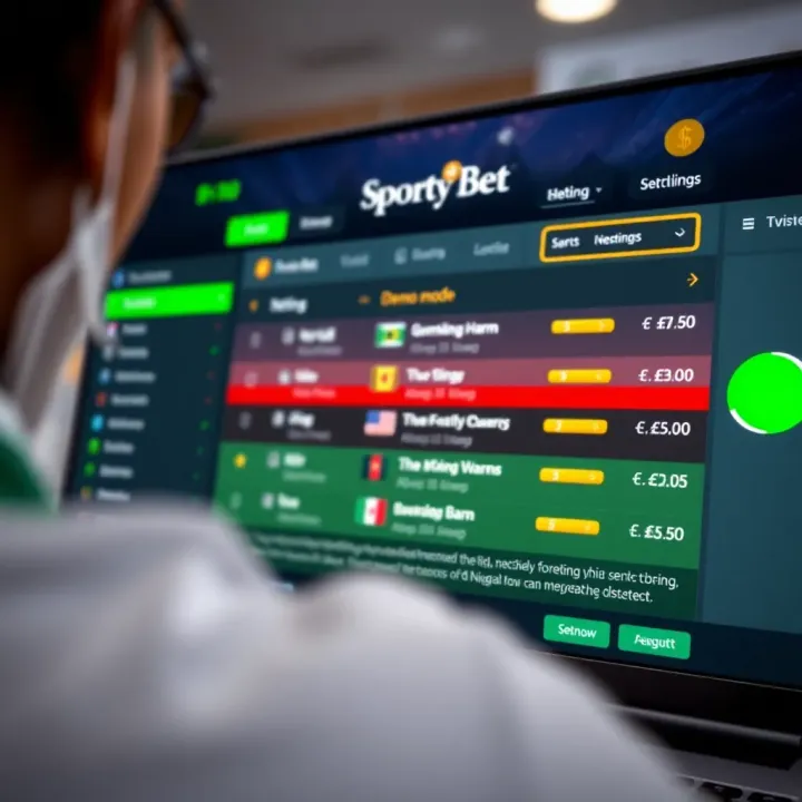 Secure Payments and User-Friendly Navigation on SportyBet iPhone App Visual representation of secure payment methods and navigation features within the SportyBet iPhone app for Nigerian users