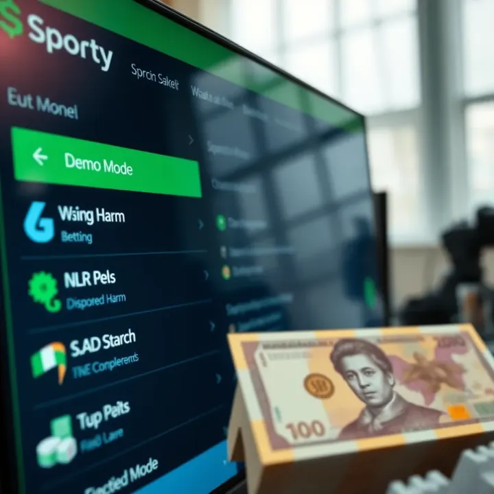 Navigating Football Bets and Support on SportyBet Interface showing football betting options and customer support chat on SportyBet