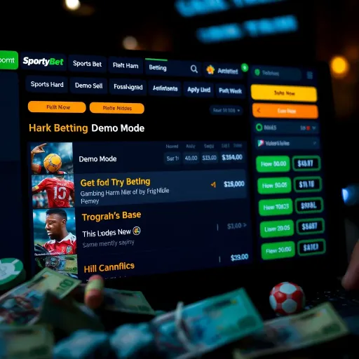 SportyBet Platform Features and Account Verification SportyBet features interface showing betting options and verification badge