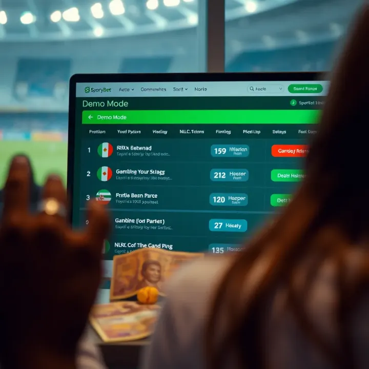 Exploring NFL Betting Markets on SportyBet Nigeria SportyBet Nigeria interface displaying NFL betting options with odds and available markets