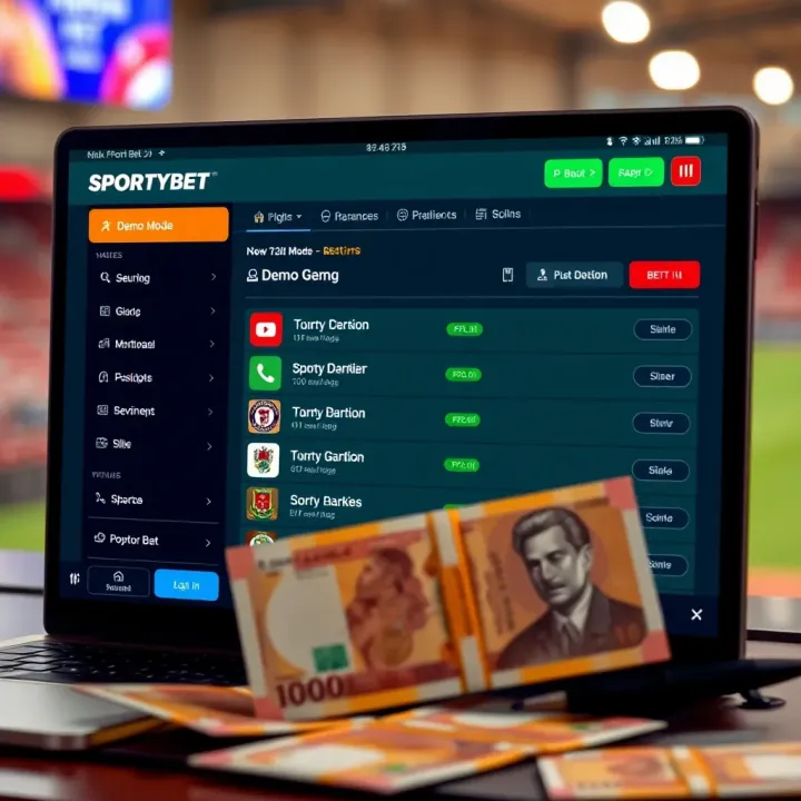 Mobile device showcasing the SportyBet app with highlighted betting options and tips for maximizing winnings in Ekiti