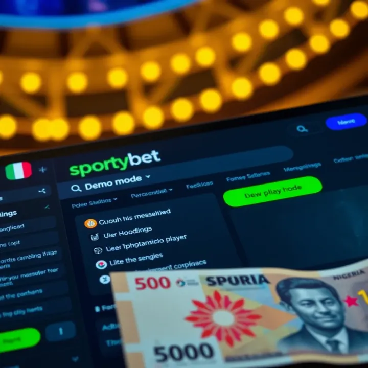 Interface displaying Aviator game betting options on SportyBet app