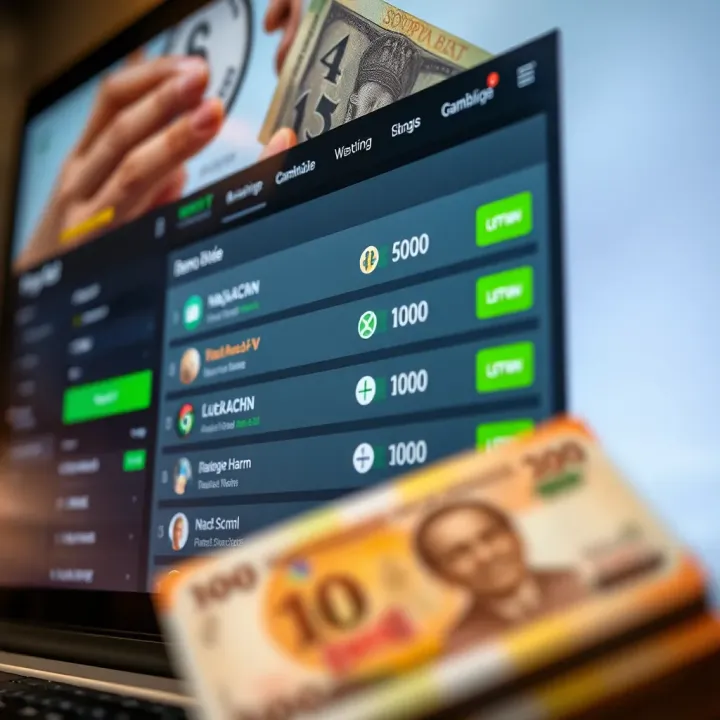SportyBet app interface showing live betting options on iPhone screen