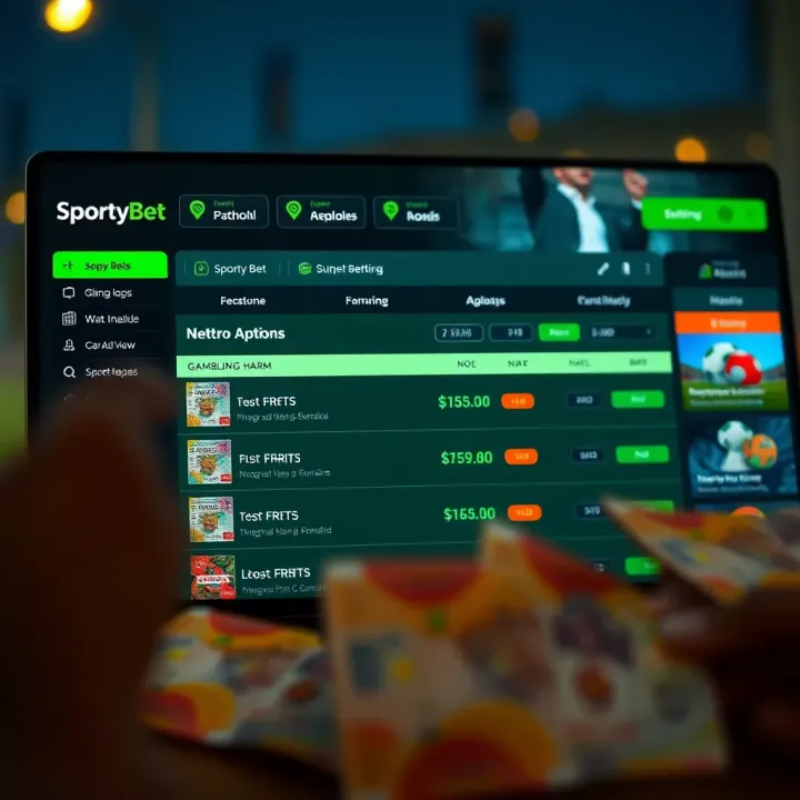 Graphic showing mobile betting convenience with football icons and Nigerian currency symbols