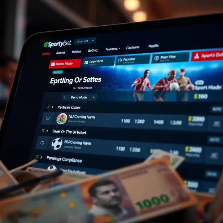 Screenshot of Sportybet platform highlighting features useful for Spaceman gameplay and risk management