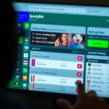 Secure login interface of SportyBet platform on a digital device