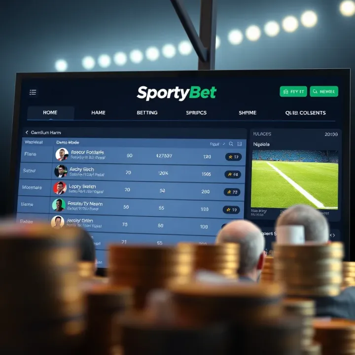 SportyBet Registration Interface Showing Area Code Input Mobile phone screen displaying SportyBet registration interface with area code input field
