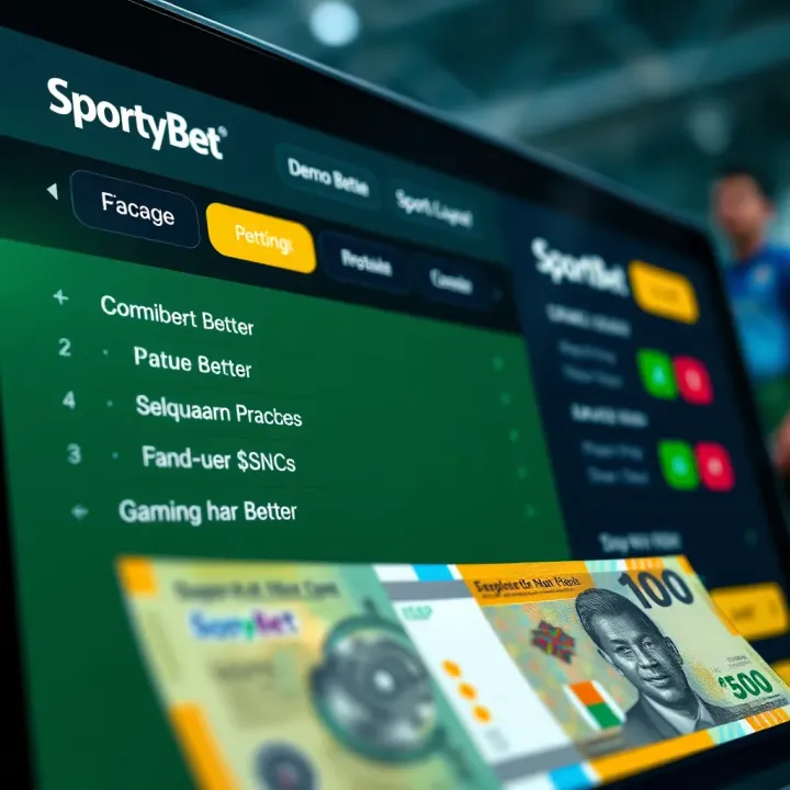Secure Betting Using Booking Code on SportyBet Nigeria Illustration of secure betting with booking code protection on SportyBet platform
